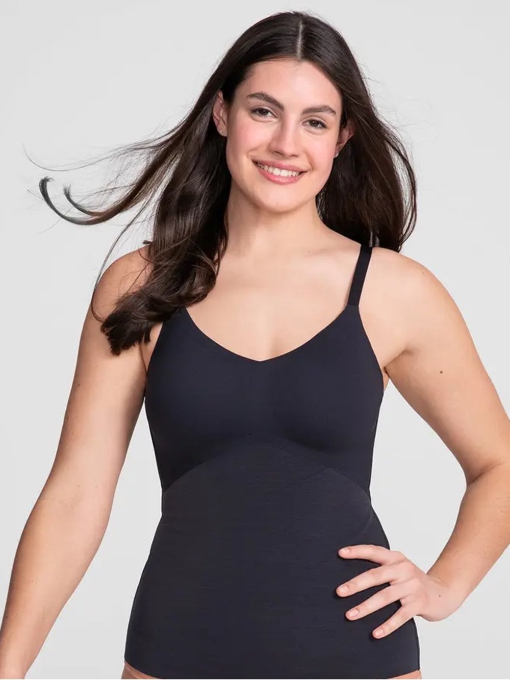 Honeylove black tummy control tank top womenโs size XL